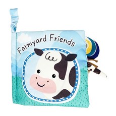 Ocean Baby 互動感知布書 開心農場, 色彩豐富圖案 超萌立體造型 內置響紙 可水洗 激發視覺聽覺觸覺發展, OceanBaby