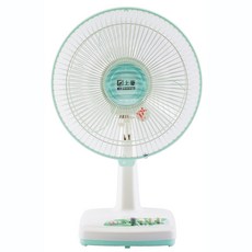 SUNHOW 上豪 桌扇 10吋, FN-1070, 綠色 + 白色