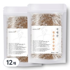 허브나래 볶은 귀리 분말 가루, 300g, 12개