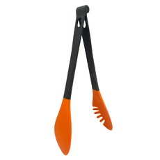 cusinine 廚房二合一矽膠兩用夾, 混色, 1套