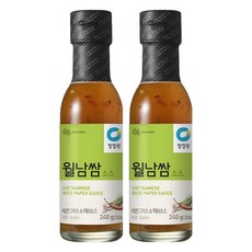 청정원 월남쌈 소스, 240g, 2개