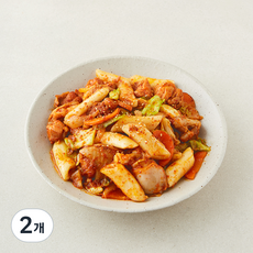 한강식품 강원도식 떡사리 닭갈비, 700g, 2개