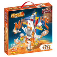 LiNooS 史努比太空系列, 登入火星, 1kg, 1盒