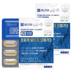 종근당 20100 초임계 알티지 오메가3, 30정, 2개