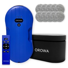 오로와 프리미엄 4세대 창문 로봇청소기 세트, OW-WCR245, 로얄블루
