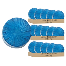 UdiLife 優的生活大師 馬桶洗淨錠 50g 5入, 250g, 3組