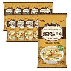 샘표 바지락칼국수, 100.3g, 10개