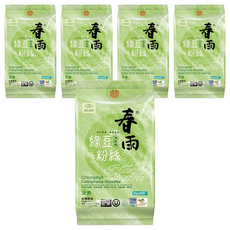 龍口 春雨綠豆粉絲, 葉綠素, 全素, 台灣製造, 120g, 5包
