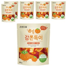 자연다움 츄잉 감쫀득이, 6개, 60g