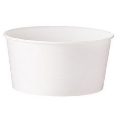 Tamsaa 加厚紙碗 520mL，60個，無印刷純白高磅數紙碗, 1袋