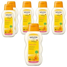 WELEDA 薇蕾德 金盞花身體乳 200ml, 鎮靜敏感肌膚, 新生兒適用, 6瓶