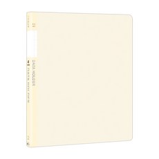 珠友文化 A3 4孔 PP活頁資料本，20張入/米, 米色, 1本