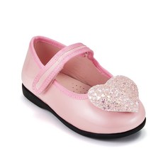 Bimbo Bimba 女童愛心瑪莉珍漆皮鞋