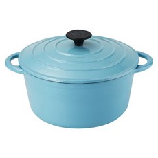 cook power 鍋寶 琺瑯鑄鐵鍋 電磁爐適用 24cm 蒂芬妮藍, 1個