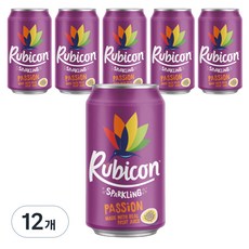 RUBICON 百香果汽水, 330ml, 12個