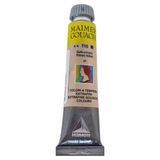 MaIMeRI 美利 GOUACHE 不透明水彩 MA-2002116 116 原色黃(PRIMARY YELLOW), 20ml, 1色