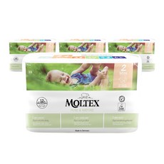 [쿠팡수입] 몰텍스 퓨어앤네이처 밴드형 기저귀, 2단계, 152매