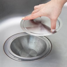 natureahn 304全不銹鋼水槽濾網+蓋子套裝, 1套