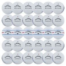Chrome Soft + ERC Triple Track高爾夫二手球 特A+級 42.67mm, 30顆, 隨機出貨, 1顆