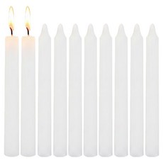 모노드 제사용 인테리어용 얇은 일반용 양초, 10개