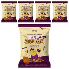 비단식당 바삭한 믹스 고구마 스틱, 80g, 5개