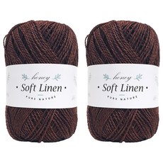 柔軟亞麻編織線 70g, 309號, 2球