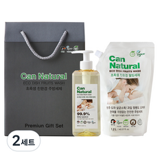 초록샘 젖병세척이 가능한 주방세제 본품 500ml + 리필 1.2L 세트, 2세트