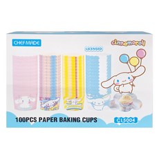 CHEFMADE 學廚 大耳狗紙杯套裝 CL-5004, 100個, 1組