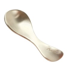 Najin 黃銅刮痧按摩板 湯匙型 + 收納袋, 1個, 單色