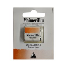 MaIMeRI 美利 塊狀水彩 125橙色ORANGE LAKE, 1.5ml, 1色