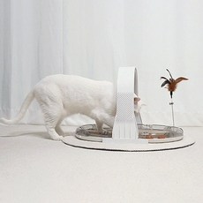 Pet Partners貓咪4in1多功能玩具, 灰色的, 1個