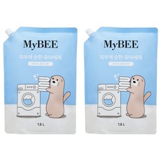 마이비 피부에순한 유아세제 리필, 1.6L, 2개