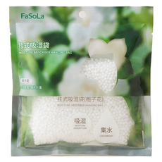FaSoLa 3合1 櫥櫃掛式 吸濕香氛袋 梔子花 2個, 248g, 1組