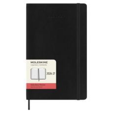 MOLESKINE 經典日常18個月軟封面日記本, 黑色, 1個
