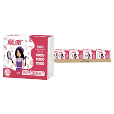 統潔 抽取式家用紙巾 100抽, 8袋, 4包