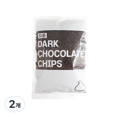 SIB 黑巧克力豆, 2個, 單一商品