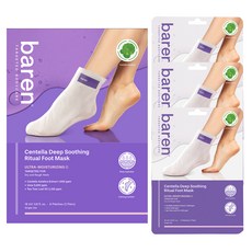 baren Cica SOS 快修足部保濕足膜, 18ml, 3入, 1個