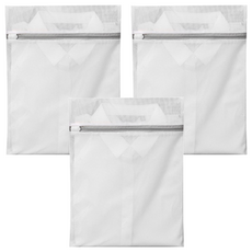 OLoBabee 洗衣袋 40 x 30cm, 3個, 白色