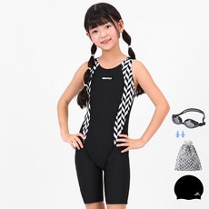 AQUATICA 女童5分連身泳衣 AQAJN103 5件組