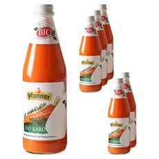 파너 유기농 착즙 당근주스, 6개, 500ml