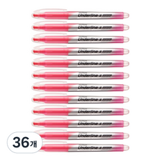 munhwA Underline S螢光筆, 粉紅色, 36個