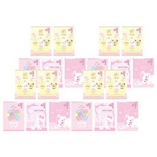 펜피아 3000 무선 종합장 여아용, 랜덤 발송, 20개