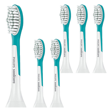PHILIPS 飛利浦 sonicare 兒童牙刷刷頭 7歲以上適用, HX6042/63, 6個