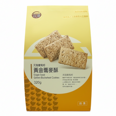 台酒 元氣葡萄籽黃金蕎麥酥, 320g, 1包