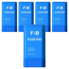 포뷰트 슬릭 다운 잔머리고정 빗살형 스틱 헤어왁스, 5개, 15g