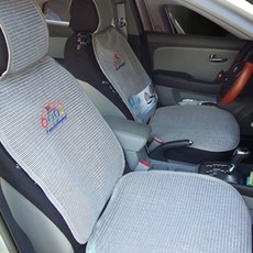 Ubauto 涼感坐墊, 灰色條紋, 1個