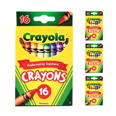 Crayola 繪兒樂 蠟筆 4入, 16色