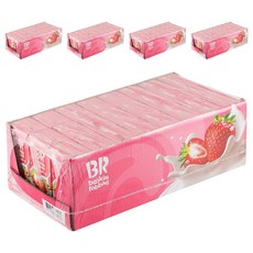 배스킨라빈스 베리베리 스트로베리 우유, 190ml, 120개