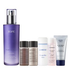 아이오페 플랜트 스템셀 에멀젼 130ml + 아모레퍼시픽 기초케어 5종, 1개