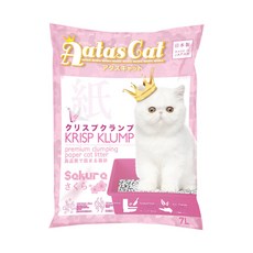 Aatas Cat 加冕貓 紙砂紙貓砂, 櫻花香, 7L, 1包
